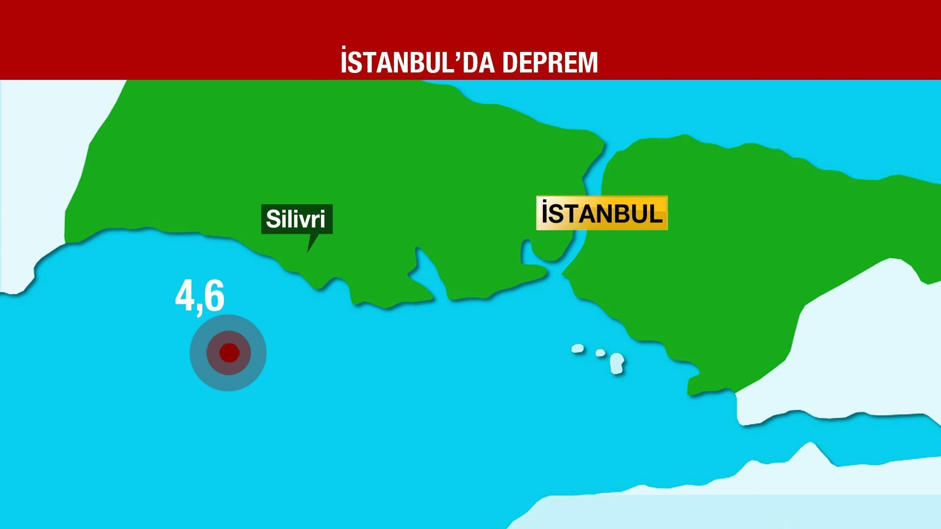 SON DAKİKA... İstanbul'da deprem oldu! İşte depremin şiddeti Son