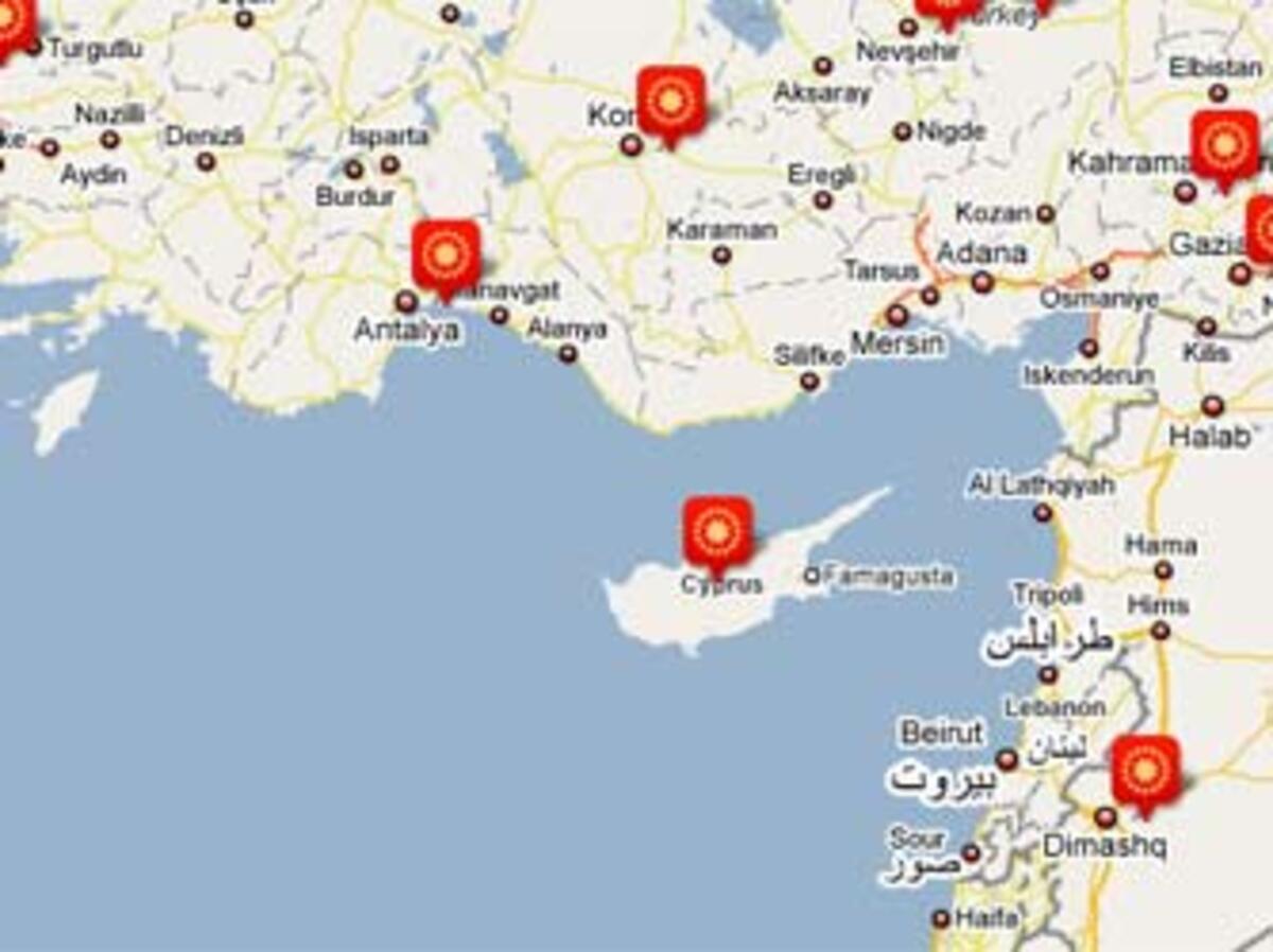 Kıbrıs nerede türkiye haritasında