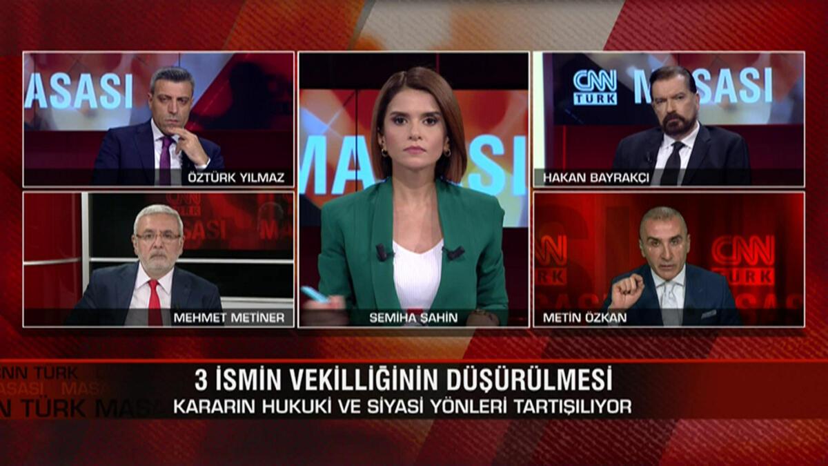 uc ismin vekilliginin dusurulmesi yeni bir siyasi donemin baslangici mi cnn turk masasi nda tartisildi cnn turk masasi cnnturk tv
