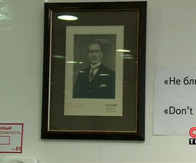 Atatürk Yandex'in Moskova ofisinde
