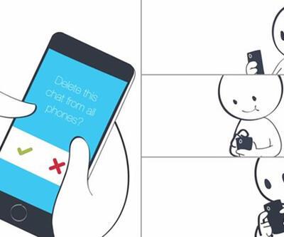 "Pişmanım app" de çıktı: Mesajı geri al butonu