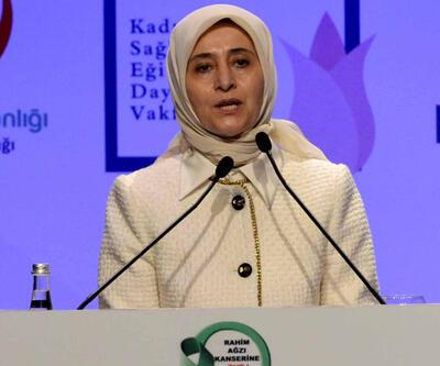 Sare Davutoğlu rahim ağzı kanseri sempozyumunda konuştu