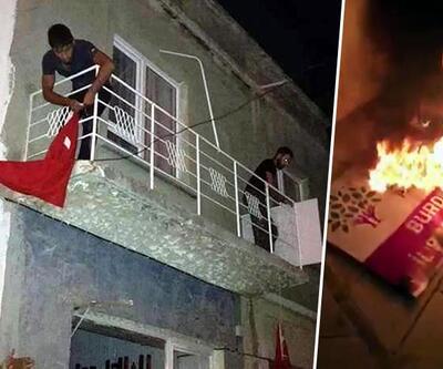 Burdur'da HDP binasına saldırı