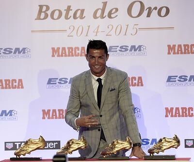 Ronaldo 4. "Altın Ayakkabı"sını aldı