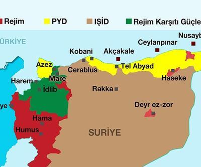 Suriye'nin kuzeyinde Tel Abyad'ı da içeren yeni Kürt kantonu