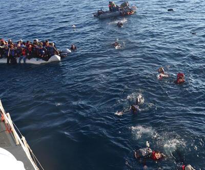 Ege'de göçmen teknesi battı: 1 ölü, 2 kişi kayıp