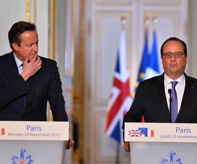 Hollande IŞİD'e karşı diplomasi trafiğini Cameron ile başlattı 
