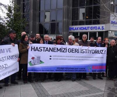 Bakırköy'de hastane eylemi.. İçeride ihale, dışarıda protesto