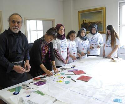 ABD'li sanatçı Barış Mozaiği için İstanbul'da