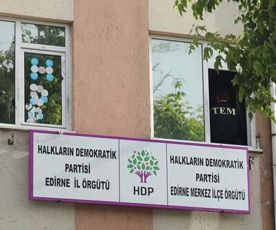 HDP Edirne İl Başkanlığı'nda arama