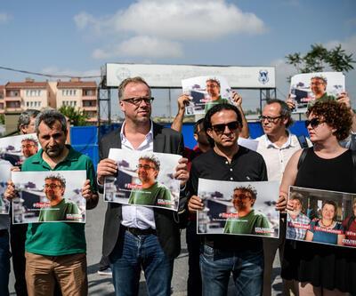 Metris Cezaevi önünde "Gazetecilere özgürlük" eylemi