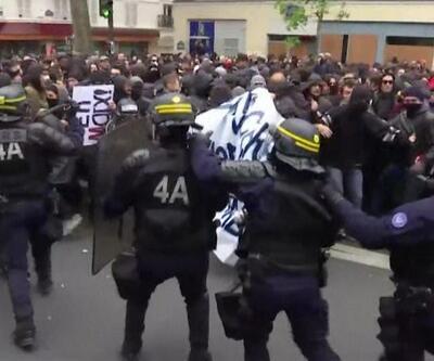 Fransa'da Macron'un reform planına protesto