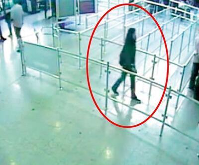 Kadın terörist havalimanında kaçarken yakalandı
