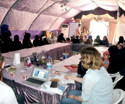 Suriyeli kadınlara 'erken yaşta evlilik' semineri