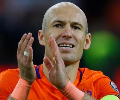 Arjen Robben Hollanda'yı bıraktı