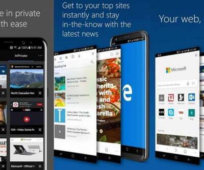Microsoft Edge Android'in emrinde 
