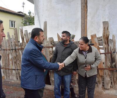 CHP’li Ağbaba’dan evleri işaretlenen ailelere ziyaret