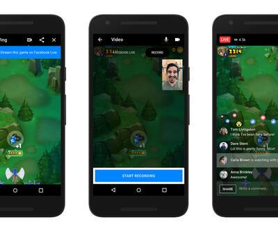 Messenger’daki oyunlar canlı olarak yayınlanabilecek