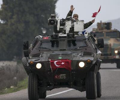 Asker Afrin'e alkışlarla uğurlandı