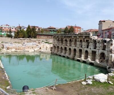 Yozgat'taki Basilica Therma Roma Hamamı'nın şifalı suyu 2 bin yıldır akıyor