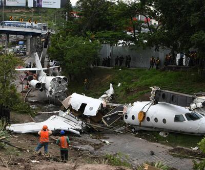 Honduras'ta özel jet düştü: 6 yaralı