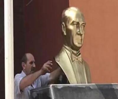 Atatürk heykelini kıran sanık hakkında karar: 'Cezalandırılmasına yer yok'