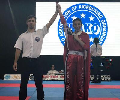 Zeynep Cankurt, Kick Boks’ta dünya ikincisi oldu