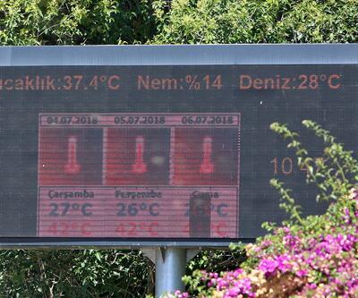 Antalya'da termometre 42 dereceyi gördü: Havuzlara akın ettiler