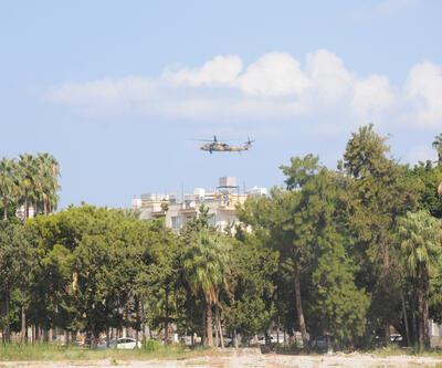 İskenderun'da askeri helikopter hareketliliği