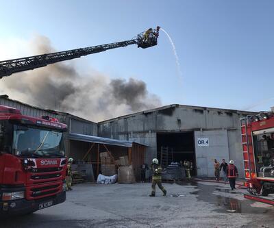 Son dakika... Tuzla'da Organize Deri Sanayi Bölgesi'nde yangın