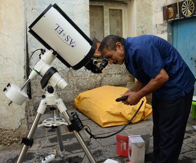 Diyarbakır'ın astronumu teleskopuna kavuştu