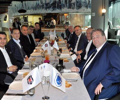 Beşiktaş ve Genk yöneticileri dostluk yemeğinde buluştu