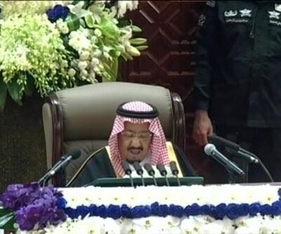 Suudi kral sessizliğini bozdu