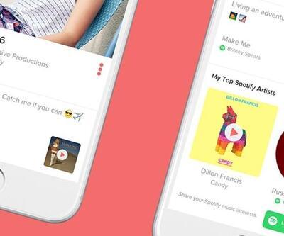 Spotify ile Tinder güçlerini birleştiriyor
