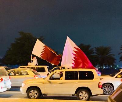 Final bileti Katar'ı sokağa döktü