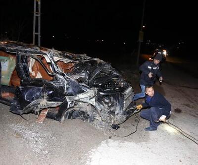 Kahramankazan'da trafik kazası: 1 ölü, 1 yaralı