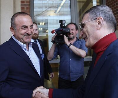 Dışişleri Bakanı Çavuşoğlu, Aziz Sancar ile görüştü