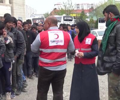 200 göçmen Diyarbakır'da
