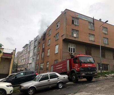Ankara'da iş yeri yangını