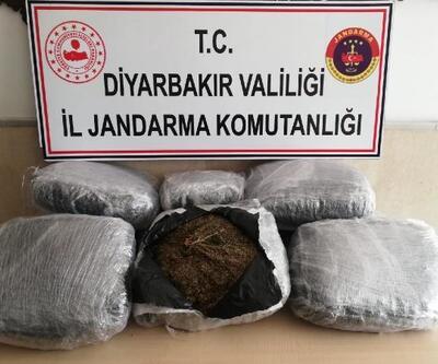Diyarbakır'da 47 kilo esrar ele geçirildi