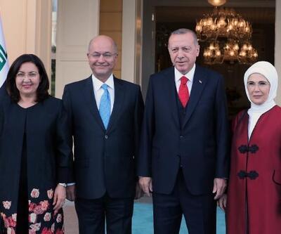 Erdoğan Irak Cumhurbaşkanı Berham Salıh'i kabul etti