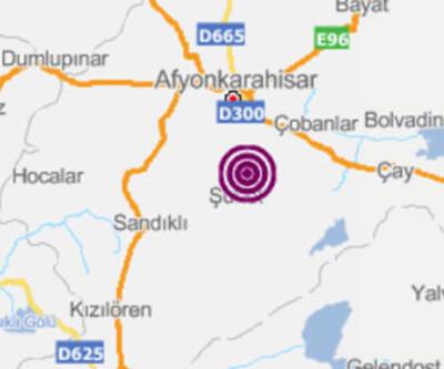 Afyonkarahisar'da 3.5 büyüklüğünde deprem