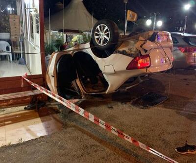 Sancaktepe'de otomobil takla attı: biri ağır, 2 yaralı