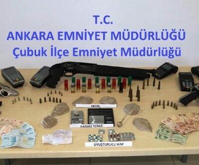 Ankara'da uyuşturucu operasyonuna 8 tutuklama