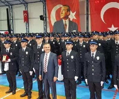 Rize'de 551 polis adayı mezun oldu