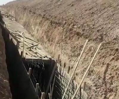 Teröristlerin Resulayn'daki tünel ve siper kazıları devam ediyor
