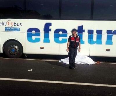 Zonguldak'ta yolcu otobüsünün çarptığı yaya öldü