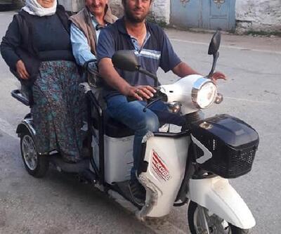 Anne ve babasını taşımak için aldığı motosikleti çalındı