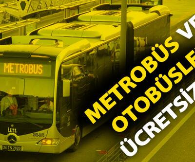 Bugün metro, metrobüs, tramvay, otobüs ücretsiz mi, İstanbul'da 23 Nisan toplu ulaşım bedava mı?