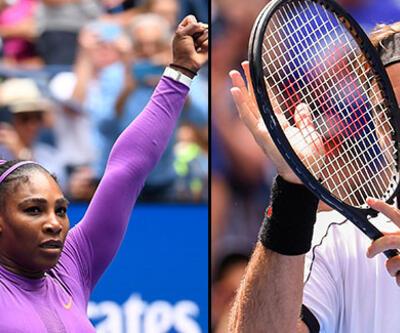 Federer ve Serena Williams , ABD Açık'ta çeyrek finalde